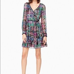 Kate Spade  Multicolor Metallic dot minidress